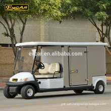 2 seater electric golf cart with cargo box electric housekeeping car hotel buggy car